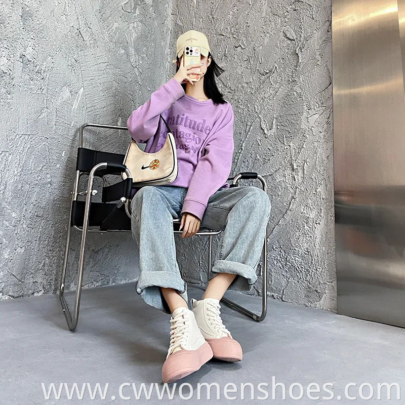 Women's New Star Big Toe Bread Shoes Casual and Comfortable Thick-Soled Sneakers